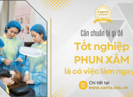 Cần chuẩn bị những gì để vừa tốt nghiệp là có việc làm ngay trong ngành phun xăm? - Carita Academy
