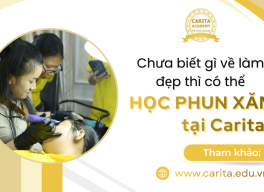 Chưa biết gì về làm đẹp, có thể học phun xăm tại Carita Academy?