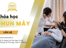 Giá trị mang lại từ khóa học phun mày tại Carita Academy