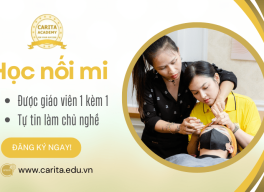Học nối mi 1 kèm 1 tại Carita Academy - Tự tin làm chủ nghề