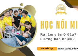 Học nối mi ra làm việc ở đâu, lương bao nhiêu? - Carita Academy