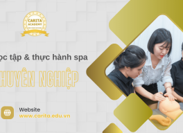 Không gian học tập và thực hành spa chuyên nghiệp chỉ có tại Carita Academy