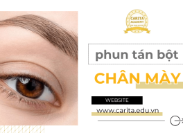 Phun tán bột chân mày: Cứu tinh cho những đôi chân mày khó chiều – Carita Academy