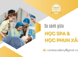 So sánh sự khác biệt giữa học phun xăm và học spa - Carita Academy