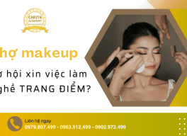 Thợ make up là gì? Nghề trang điểm hiện tại có dễ xin việc không? – Carita Academy