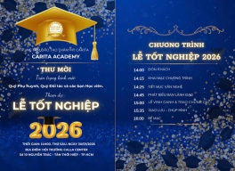 Thư mời Lễ Tốt Nghiệp 01/2026