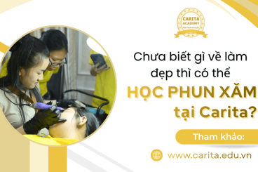 Chưa biết gì về làm đẹp, có thể học phun xăm tại Carita Academy?