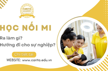 Học nối mi xong làm gì? Hướng đi sự nghiệp từ nghề nối mi – Carita Academy