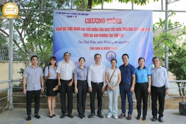 Trung tâm Đào tạo Thẩm mỹ Carita ủng hộ 200 phần quà bảo vệ sức khỏe bà con hưởng ứng Ngày Sức khỏe toàn dân 07/4