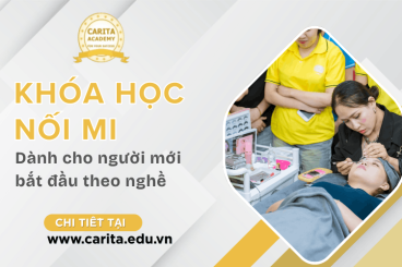 Khóa học nối mi tại Carita Academy dành cho người mới bắt đầu