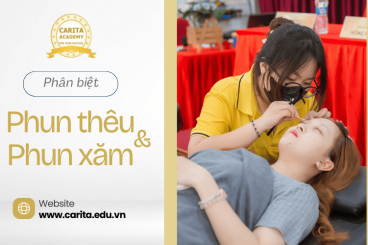 Phun xăm và phun thêu thẩm mỹ có điểm gì khác biệt? - Carita Academy