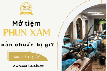 Mở tiệm phun xăm thẩm mỹ và những thứ bạn cần chuẩn bị - Carita Academy