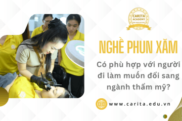 Nghề phun xăm thẩm mỹ có phù hợp với người đi làm muốn chuyển nghề không? – Carita Academy