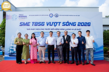 Carita Academy vinh dự tham gia SME TBSG Vượt Sóng 2026 – Giải pháp thích ứng trước biến động năng lượng và lãi suất