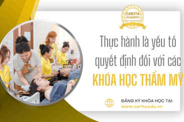 Thực hành thực tế là yếu tố quyết định trong các khóa học nghề thẩm mỹ - Carita Academy