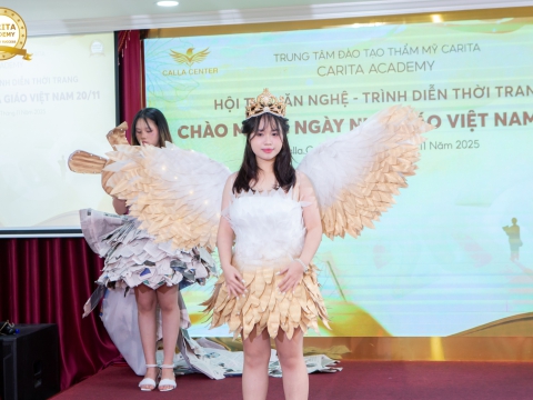 Thời trang tái chế - Lớp phun xăm