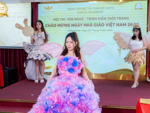 Thời trang tái chế - Lớp phun xăm