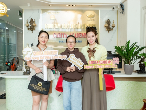 Học viên mới lớp Nail - Phun xăm chuyên nghiệp 