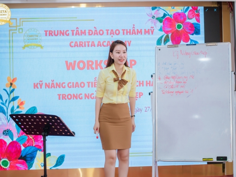 Khai giảng lớp học chuyên viên tư vấn thẩm mỹ 16,17,18/04/2026