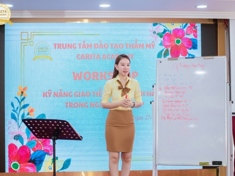 Khai giảng lớp học chuyên viên tư vấn thẩm mỹ 16,17,18/04/2026