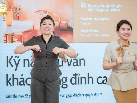 Lớp học chuyên viên tư vấn thẩm mỹ