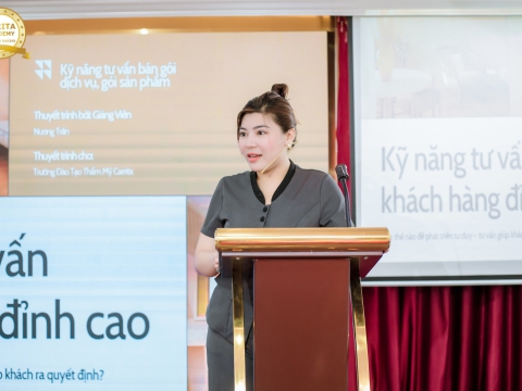 Lớp học chuyên viên tư vấn thẩm mỹ