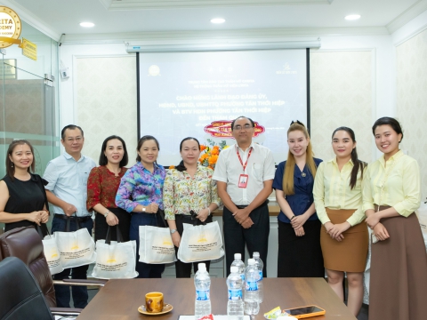 CARITA ACADEMY VINH DỰ ĐÓN TIẾP ĐOÀN UBND PHƯỜNG TÂN THỚI HIỆP ĐẾN THĂM VÀ CHÚC MỪNG NGÀY DOANH NHÂN VIỆT NAM 13/10