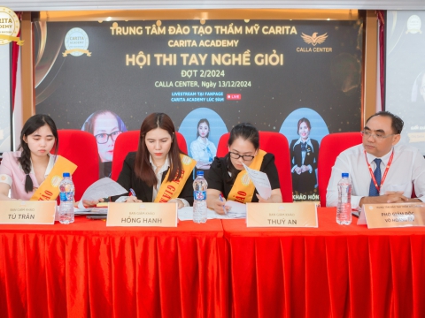 HỘI THI TAY NGHỀ GIỎI ĐỢT 2 NĂM 2024 TẠI CARITA ACADEMY