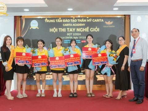 HỘI THI TAY NGHỀ GIỎI ĐỢT 2 NĂM 2024 TẠI CARITA ACADEMY