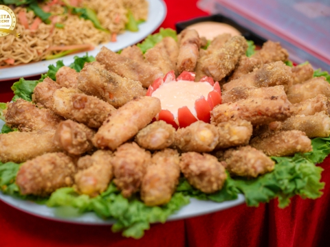 Các món ăn dự thi của các lớp