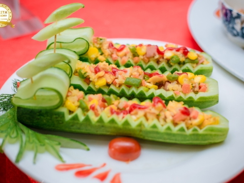 Các món ăn dự thi của các lớp