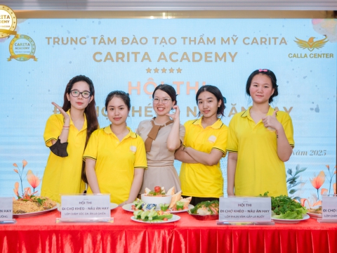 Các món ăn dự thi của các lớp