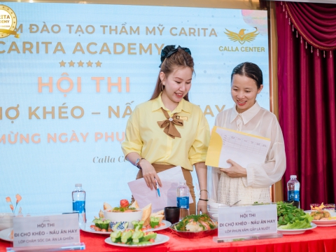 Các món ăn dự thi của các lớp