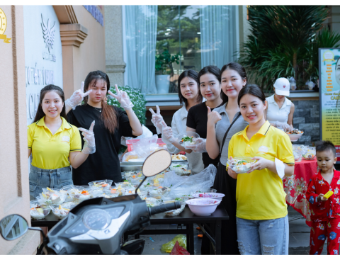 BỮA ĂN CHAY THANH LỌC TẠI CARITA ACADEMY