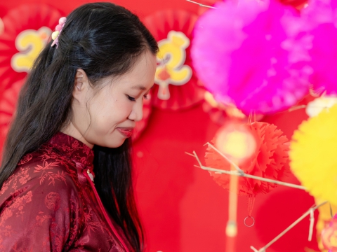 Tết cùng học viên lớp Nail 