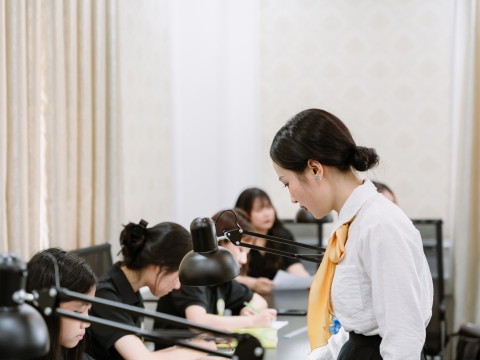 Phòng lý thuyết phun xăm Carita