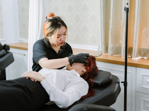 Phòng thực hành Phun xăm Carita 