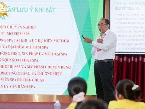 KHÓA HỌC MỞ SPA - KINH NGHIỆM CHO NGƯỜI MỚI BẮT ĐẦU