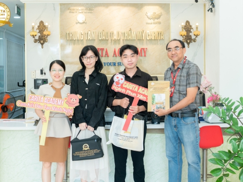 Học viên mới lớp Phun xăm thẩm mỹ tại Cairta Academy