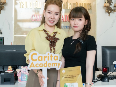 CHÀO ĐÓN HỌC VIÊN HỒNG PHÚC GIA NHẬP ĐẠI GIA ĐÌNH CARITA ACADEMY!