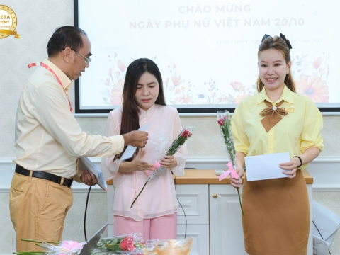 Chúc mừng 20/10 chị em ở Carita