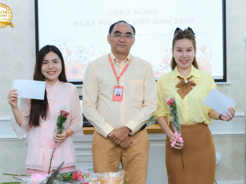 Chúc mừng 20/10 chị em ở Carita