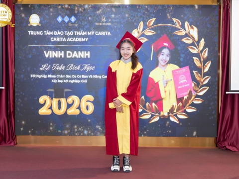 RỰC RỠ & ĐẦY CẢM XÚC: LỄ TỐT NGHIỆP KHÓA THÁNG 7/2026 – CARITA ACADEMY
