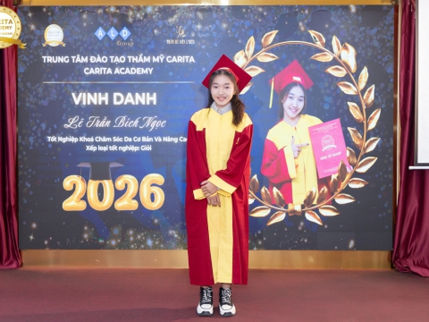RỰC RỠ & ĐẦY CẢM XÚC: LỄ TỐT NGHIỆP KHÓA THÁNG 7/2026 – CARITA ACADEMY