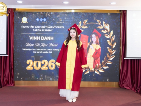RỰC RỠ & ĐẦY CẢM XÚC: LỄ TỐT NGHIỆP KHÓA THÁNG 7/2026 – CARITA ACADEMY