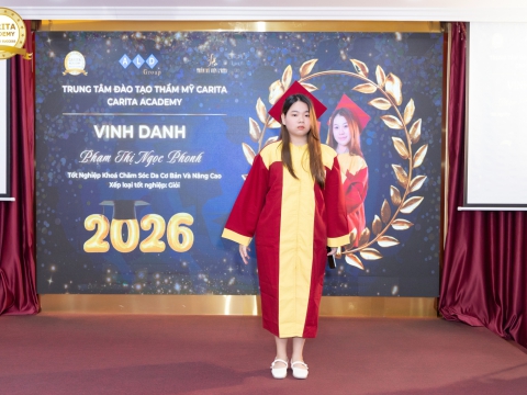 RỰC RỠ & ĐẦY CẢM XÚC: LỄ TỐT NGHIỆP KHÓA THÁNG 7/2026 – CARITA ACADEMY