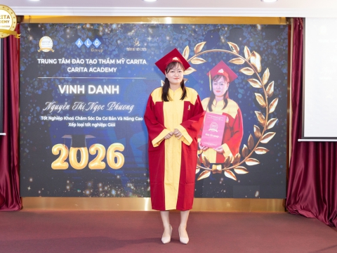 RỰC RỠ & ĐẦY CẢM XÚC: LỄ TỐT NGHIỆP KHÓA THÁNG 7/2026 – CARITA ACADEMY