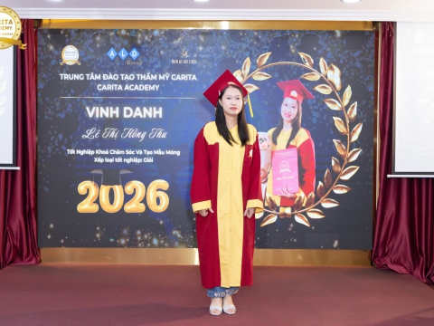 RỰC RỠ & ĐẦY CẢM XÚC: LỄ TỐT NGHIỆP KHÓA THÁNG 7/2026 – CARITA ACADEMY