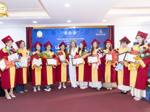 RỰC RỠ & ĐẦY CẢM XÚC: LỄ TỐT NGHIỆP KHÓA THÁNG 7/2026 – CARITA ACADEMY