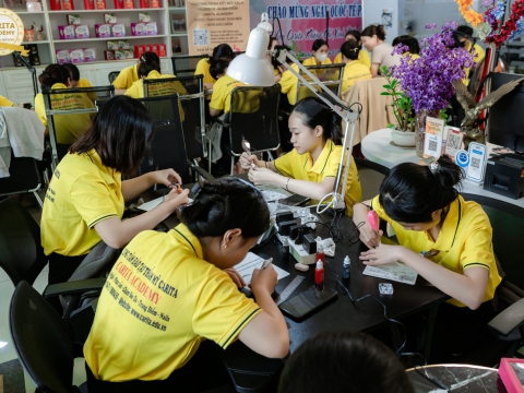 LỚP HỌC PHUN XĂM HÔM NAY 